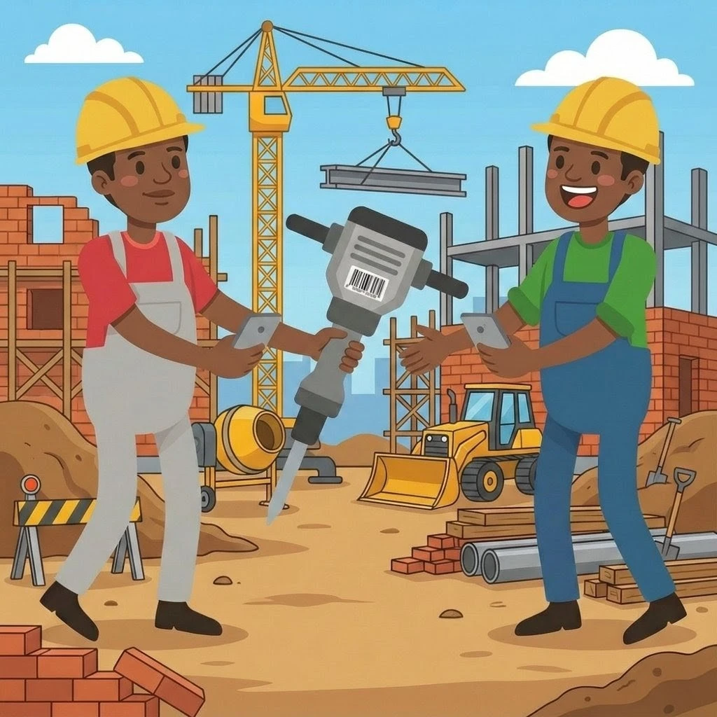 Eszköz átadás munkaterületen